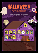 Halloween pappers-spökhus
