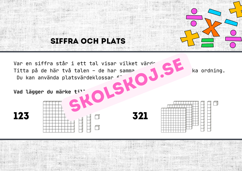 Platsvärde - Presentation + frågor