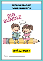 Stort paket - English Reading Comprehension Big Bundle