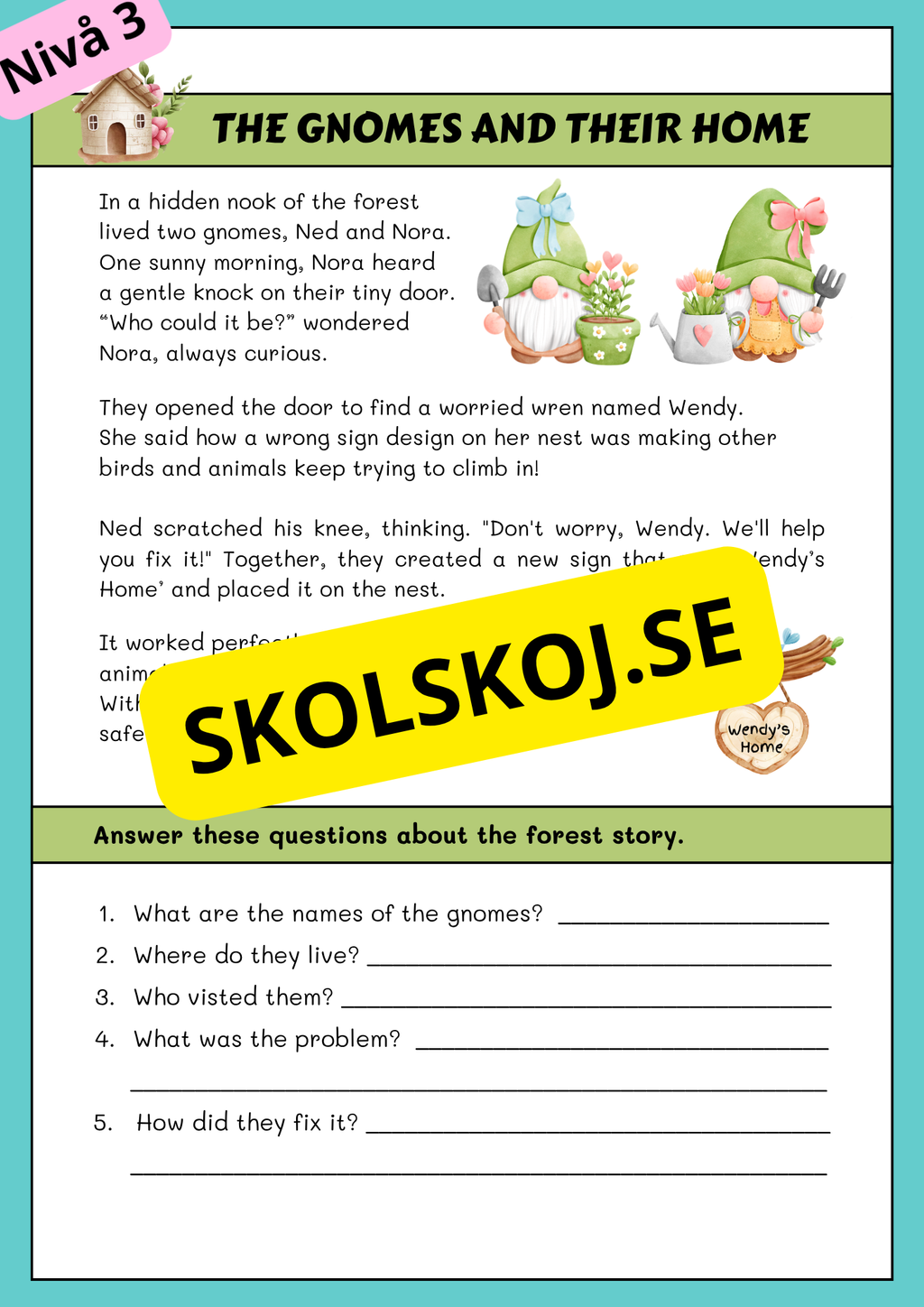 Stort paket - English Reading Comprehension Big Bundle