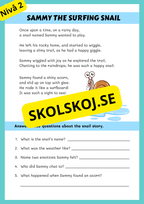 Stort paket - English Reading Comprehension Big Bundle