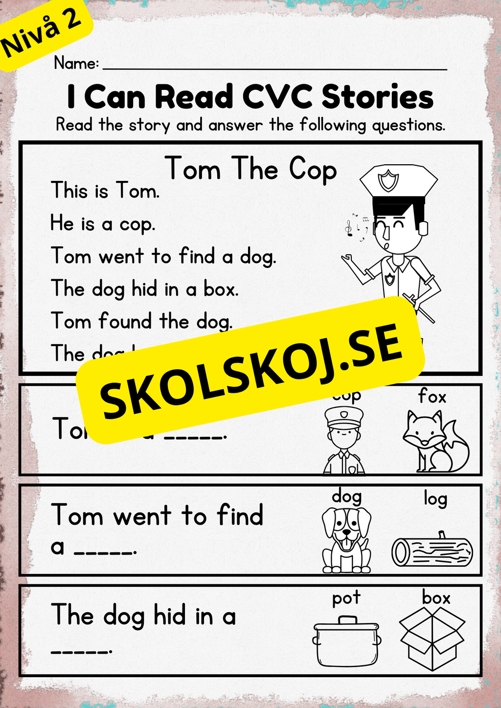 Stort paket - English Reading Comprehension Big Bundle