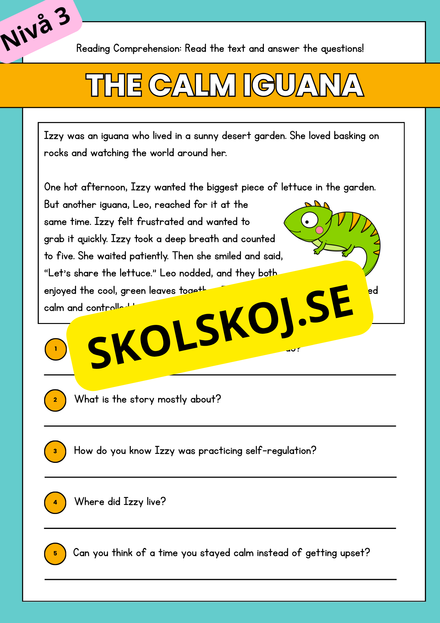 Stort paket - English Reading Comprehension Big Bundle