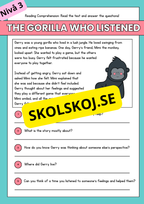 Stort paket - English Reading Comprehension Big Bundle