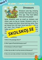 Stort paket - English Reading Comprehension Big Bundle