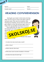 Stort paket - English Reading Comprehension Big Bundle
