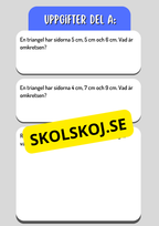 Area och omkrets - Geometri - Årskurs 5 - 6