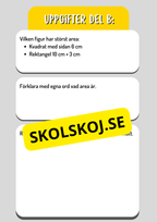 Area och omkrets - Geometri - Årskurs 5 - 6