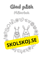 Glad påsk - Målarbok