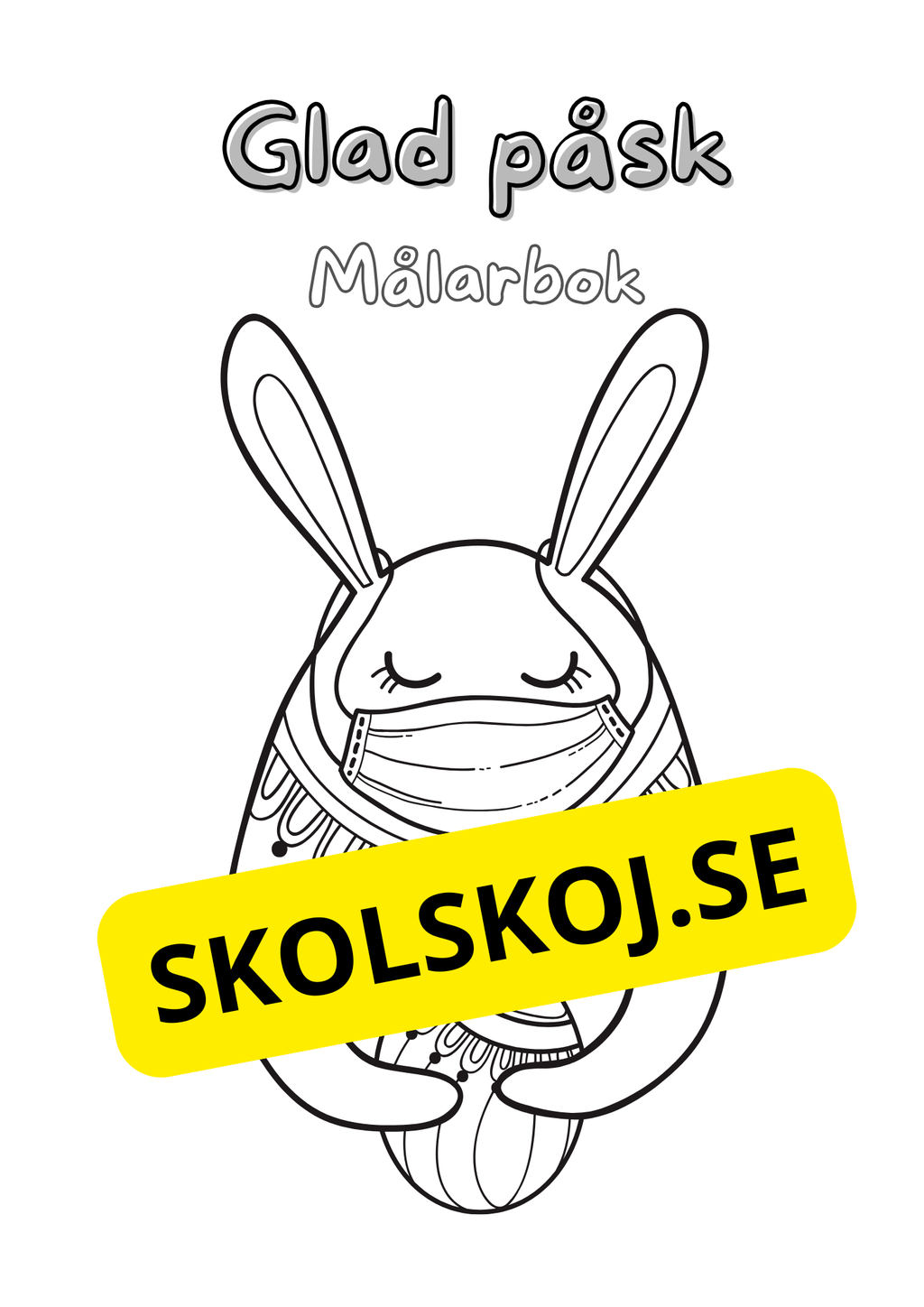 Glad påsk - Målarbok