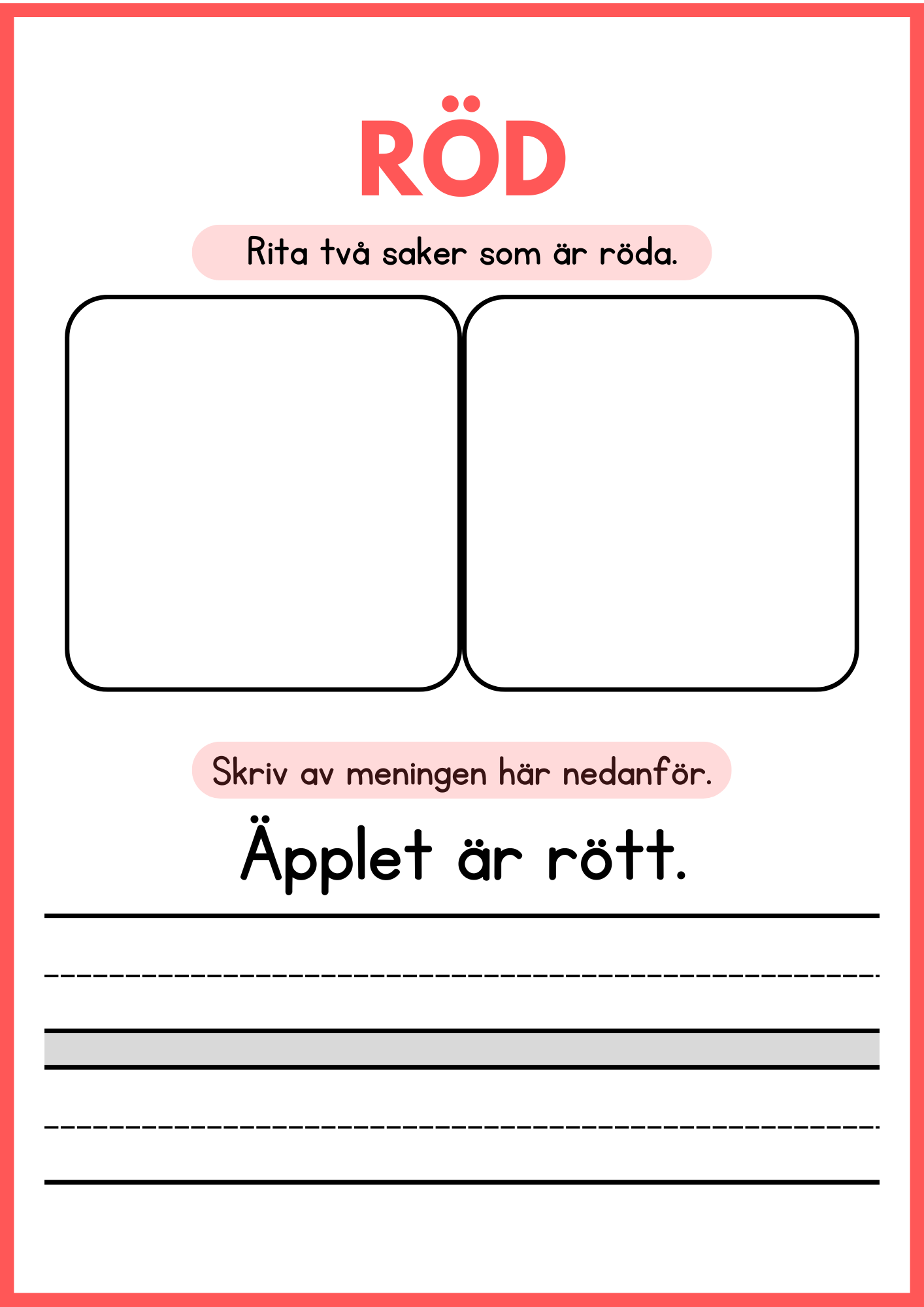 Jag lär mig färger - Häfte