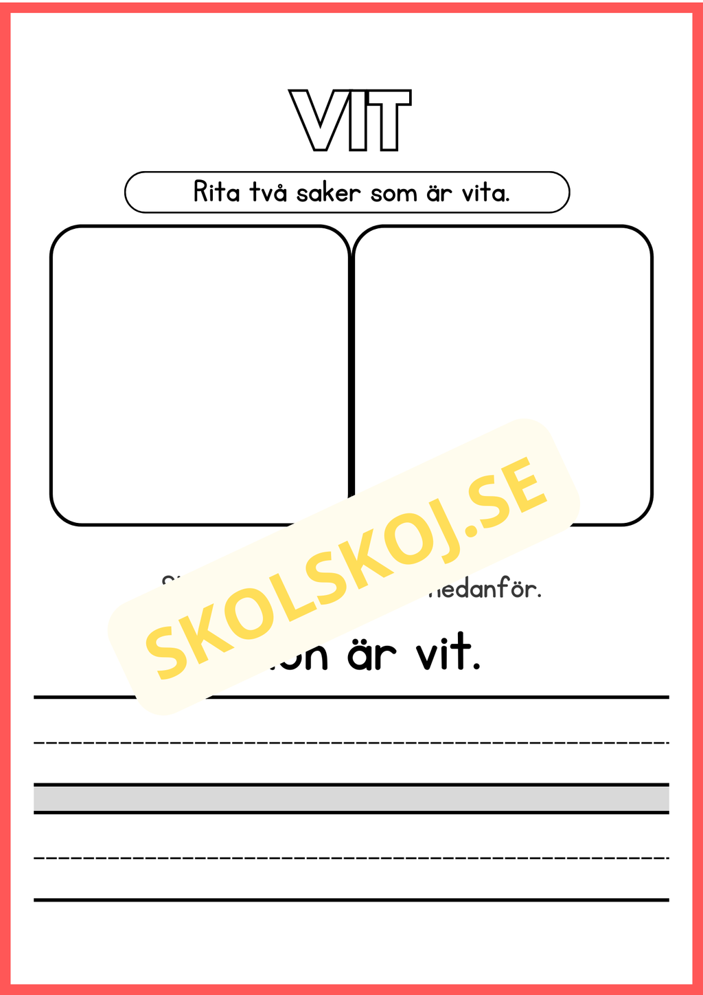 Jag lär mig färger - Häfte