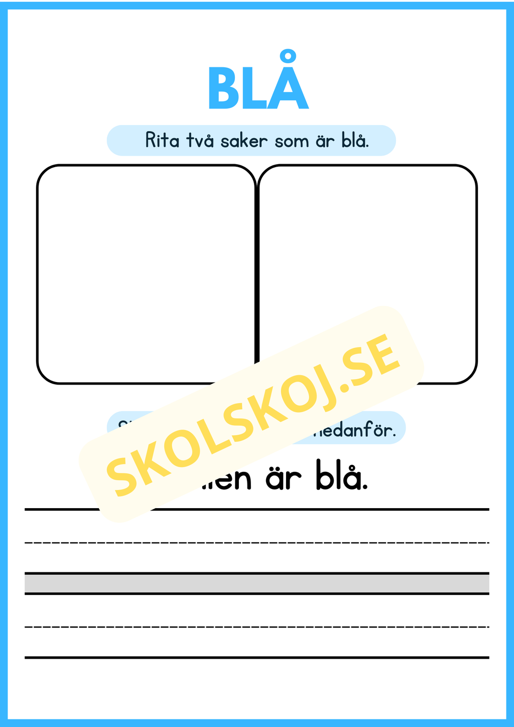 Jag lär mig färger - Häfte