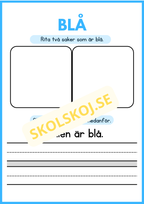 Jag lär mig färger - Häfte