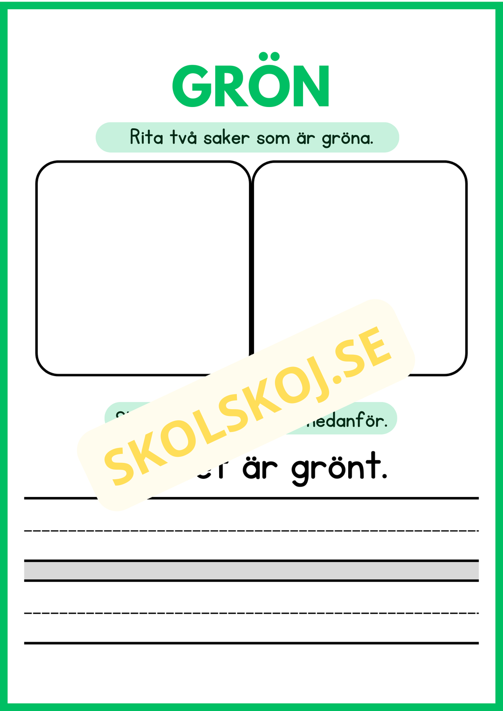 Jag lär mig färger - Häfte