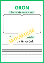 Jag lär mig färger - Häfte