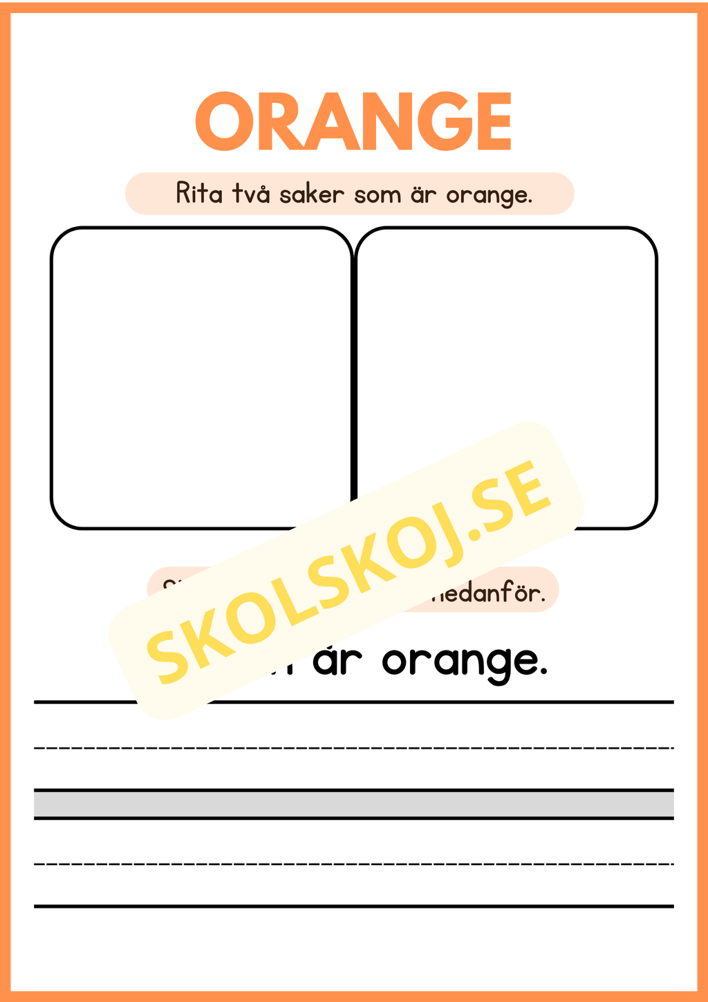 Jag lär mig färger - Häfte