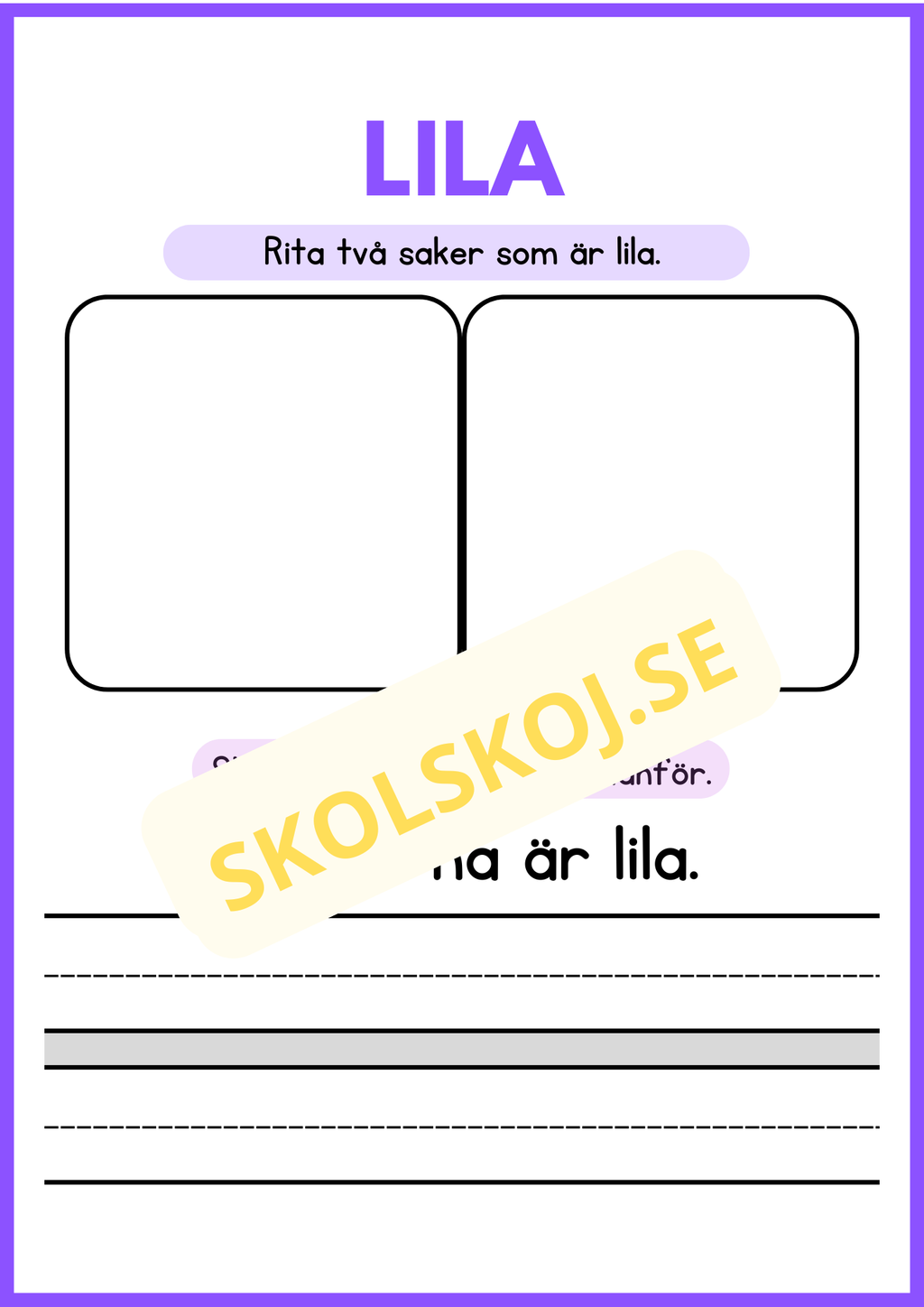 Jag lär mig färger - Häfte