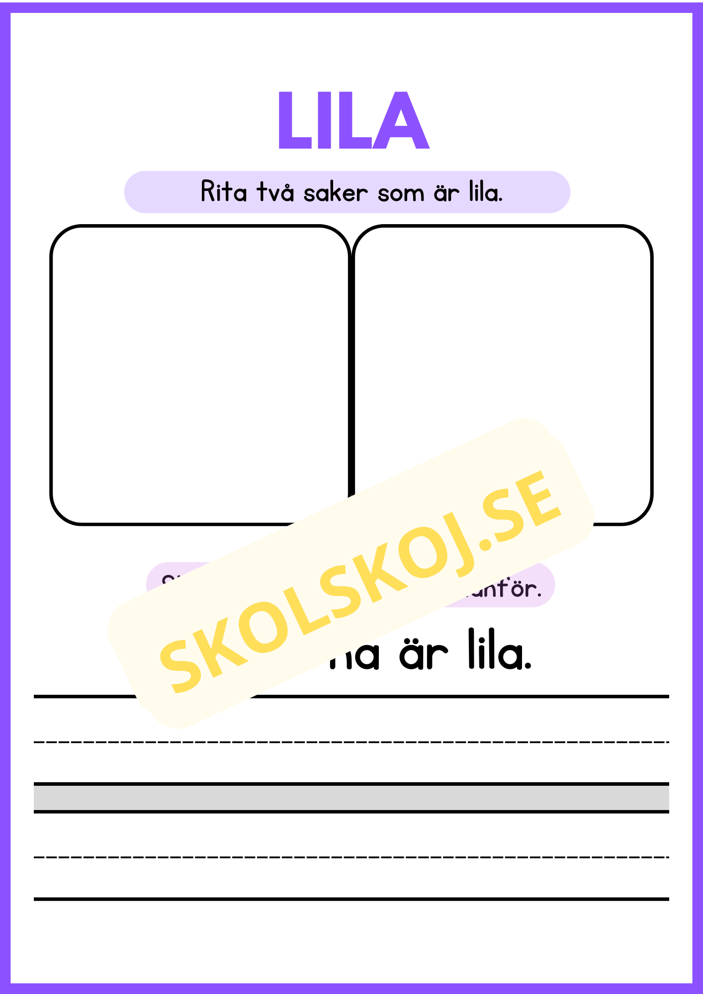 Jag lär mig färger - Häfte