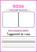 Jag lär mig färger - Häfte