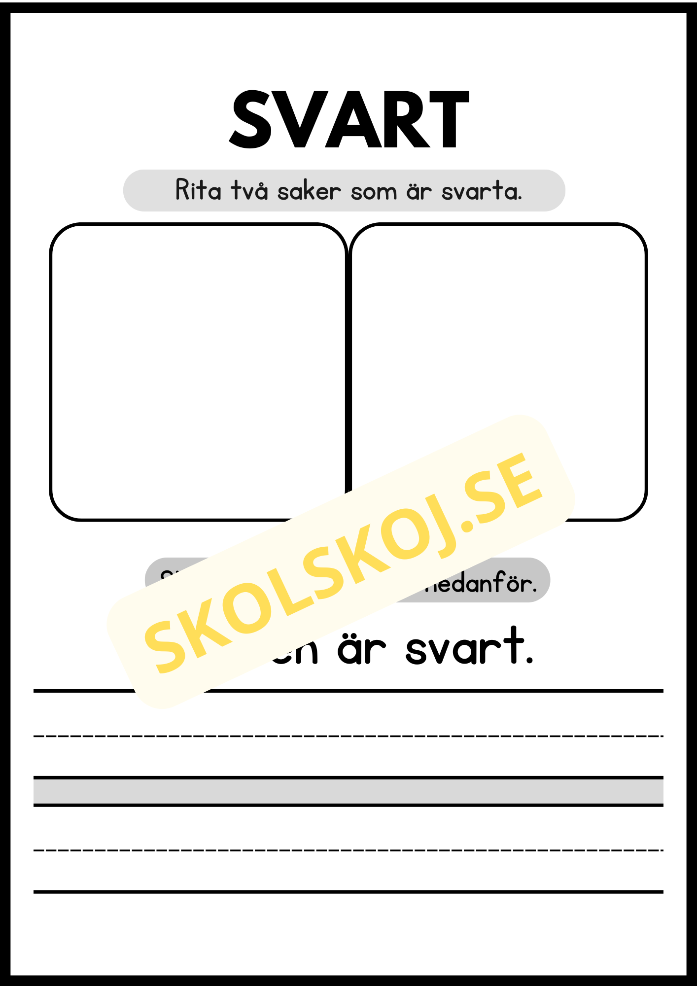 Jag lär mig färger - Häfte