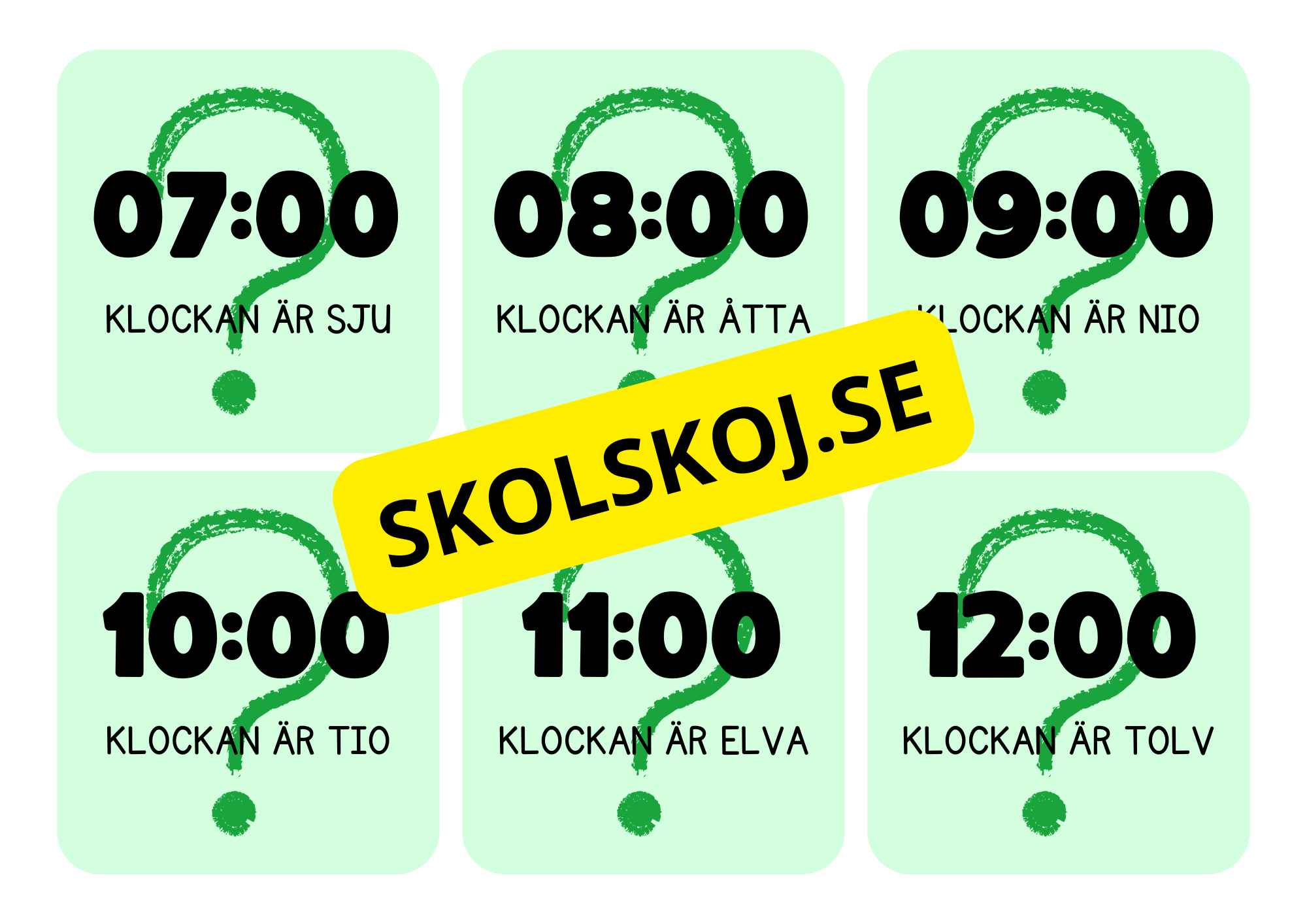 Klockan - Heltid - Kort