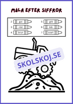 Måla efter siffror - Häfte