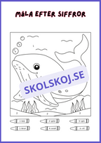 Måla efter siffror - Häfte