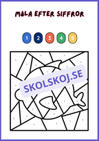 Måla efter siffror - Häfte
