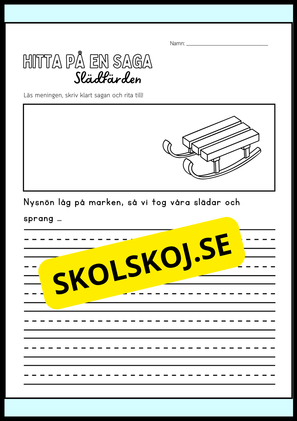 Hitta på en saga - Häfte