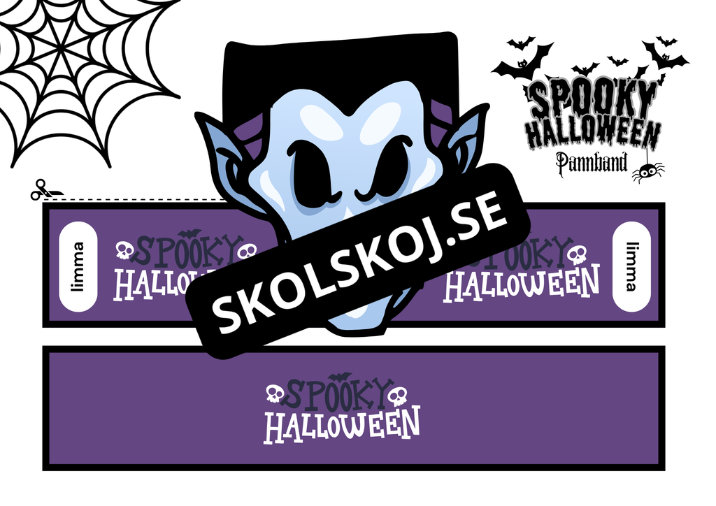 Halloween pannband