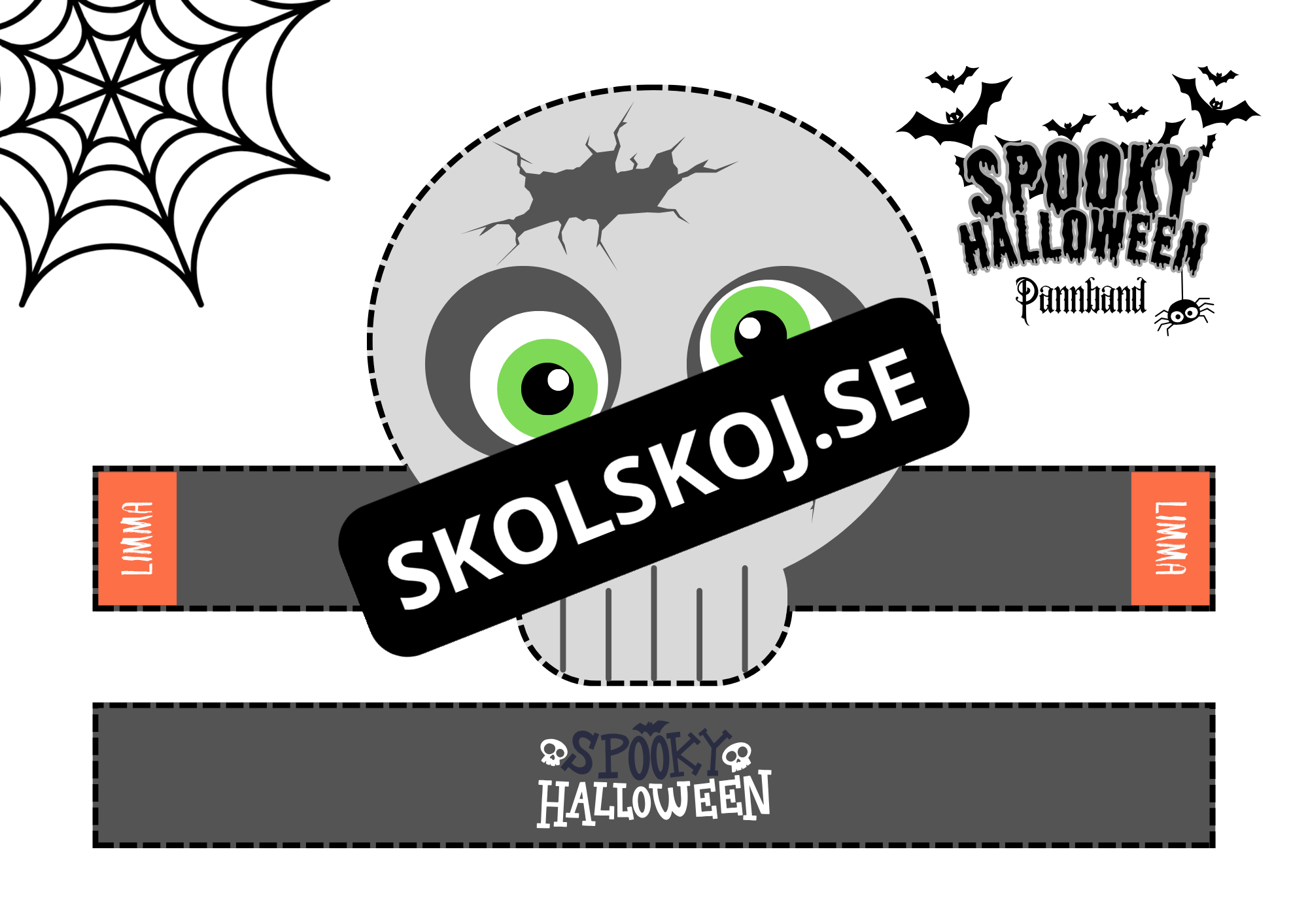 Halloween pannband