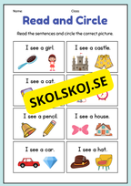 Read and Circle English - Nivå 1