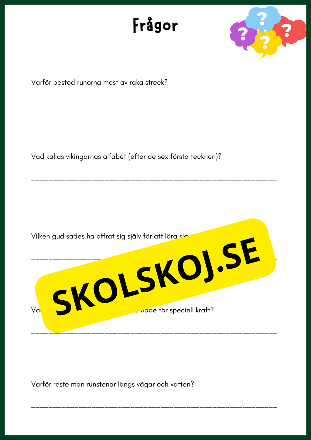 Vikingarnas värld - Årskurs 4 - 6