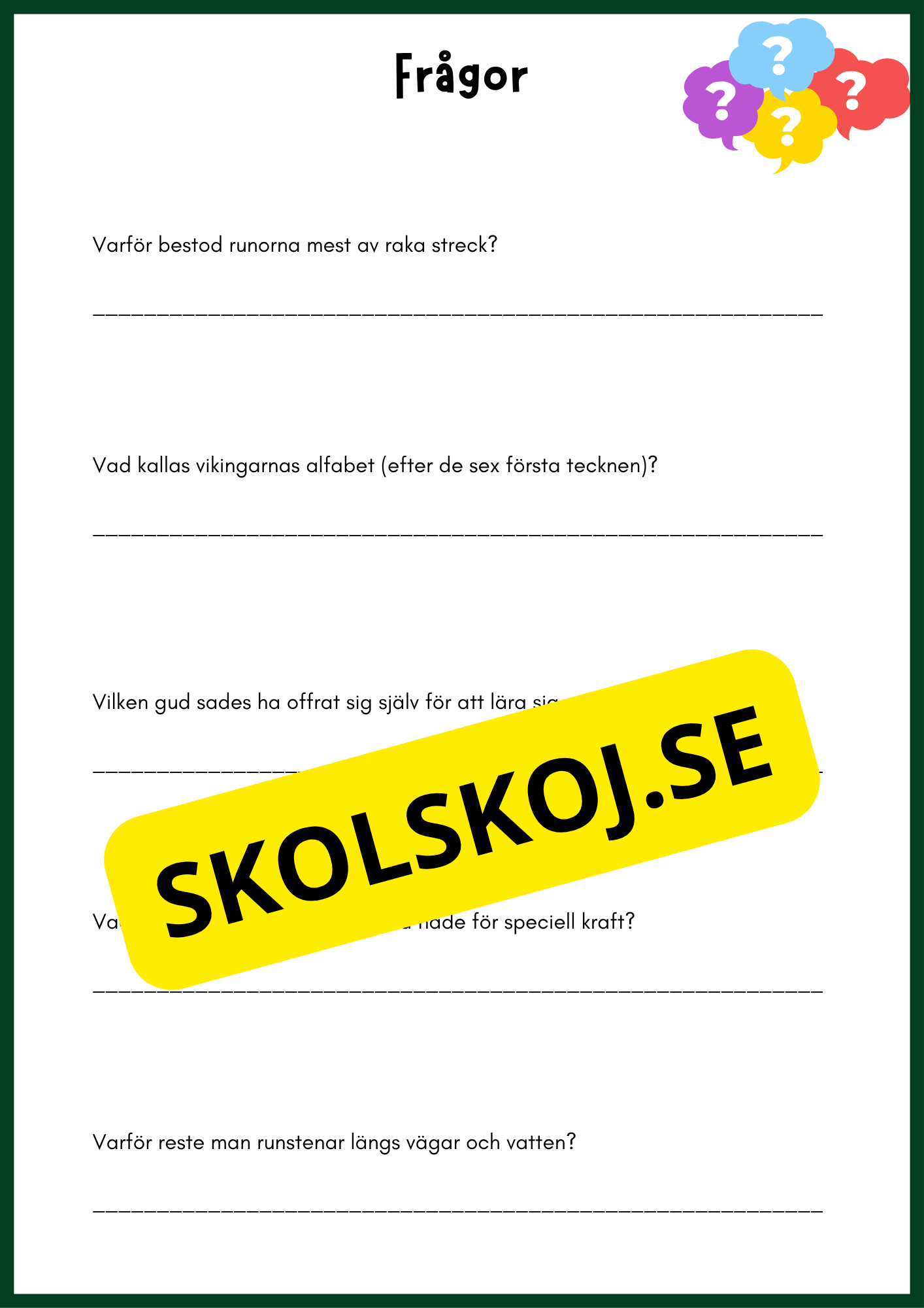 Vikingarnas värld - Årskurs 4 - 6