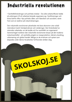 Industriella revolutionen - Årskurs 4 - 6