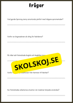 Industriella revolutionen - Årskurs 4 - 6