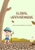Global uppvärmning - Läsförståelse + frågor