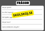 Vår fantastiska kropp - Fakta och frågor