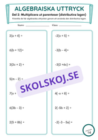 Algebraiska uttryck