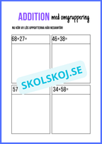 Addition med omgruppering