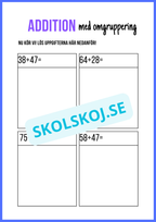 Addition med omgruppering