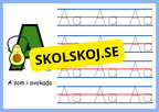 Mitt abc - Spåra bokstäverna