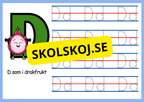 Mitt abc - Spåra bokstäverna