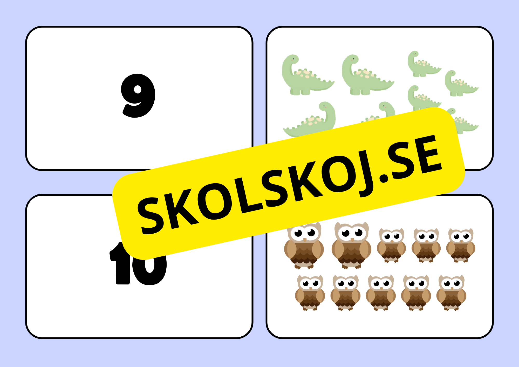 Siffror och bilder - Mattelek
