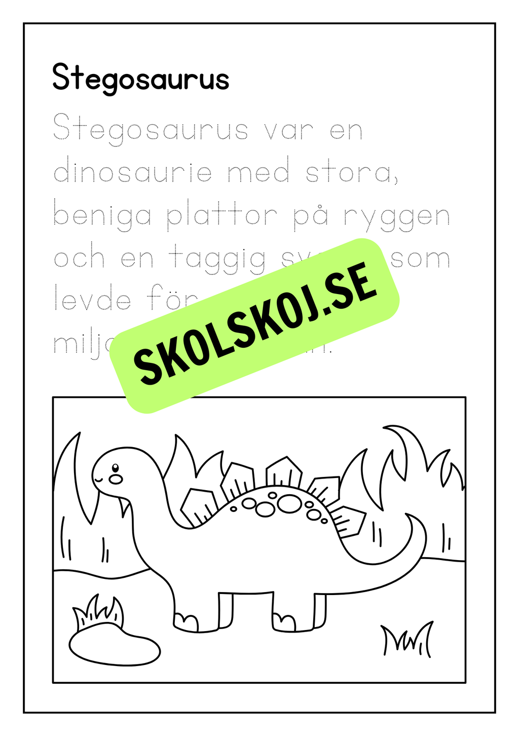 Dinosauriefakta