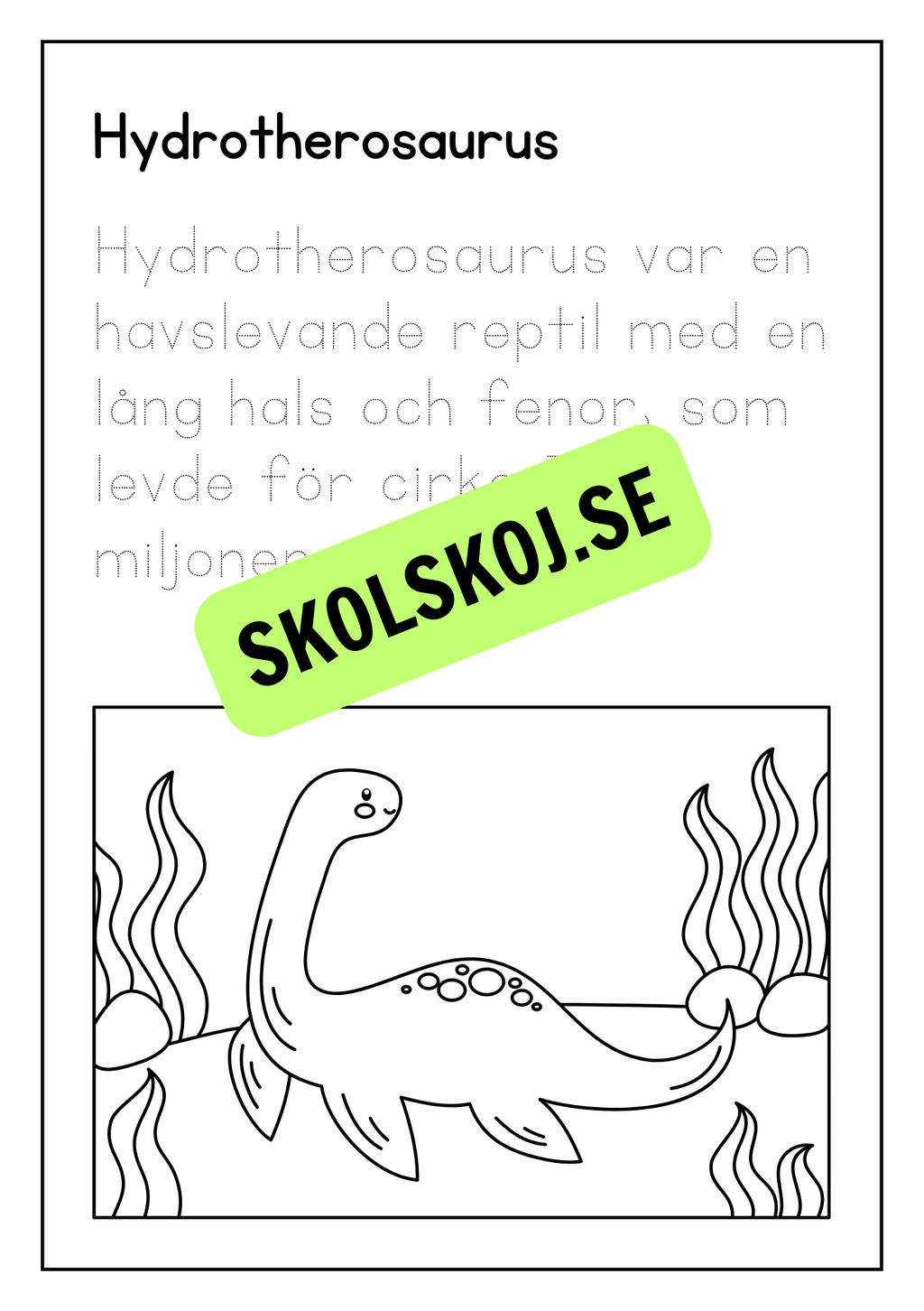Dinosauriefakta