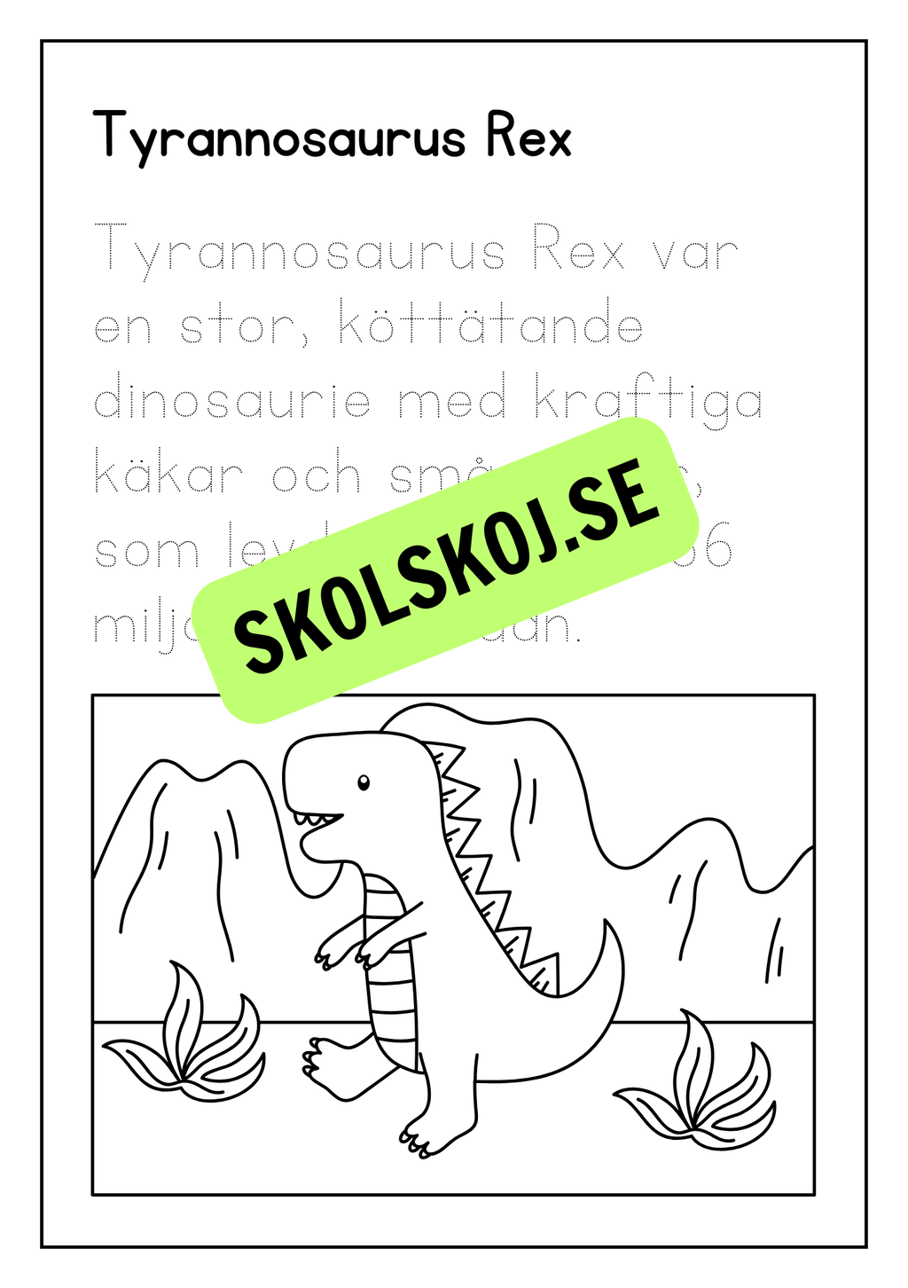 Dinosauriefakta