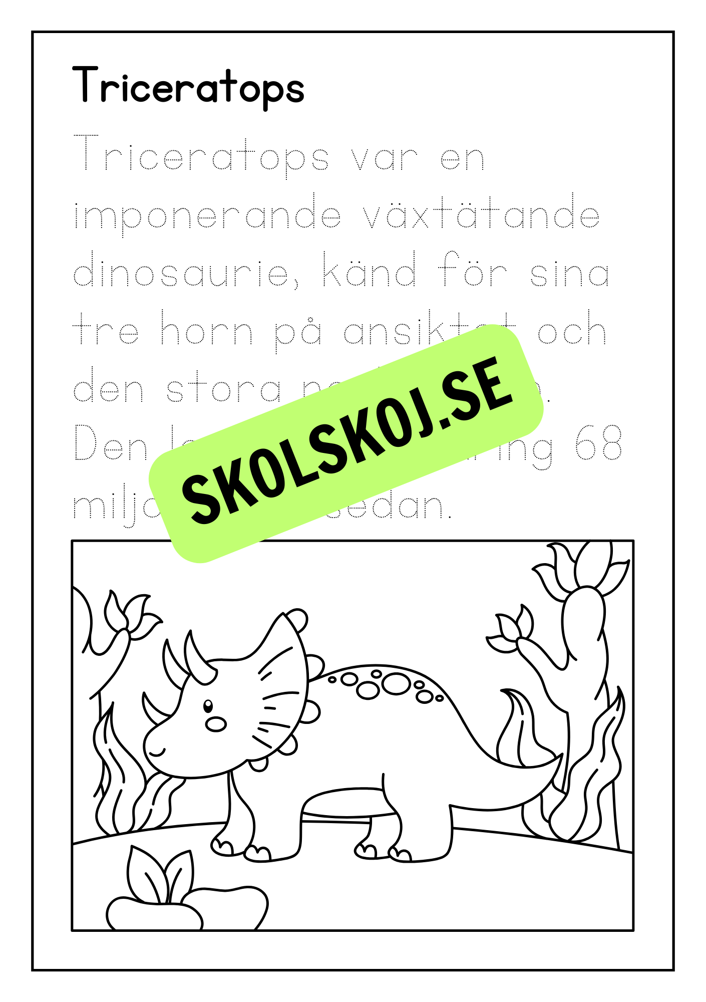 Dinosauriefakta