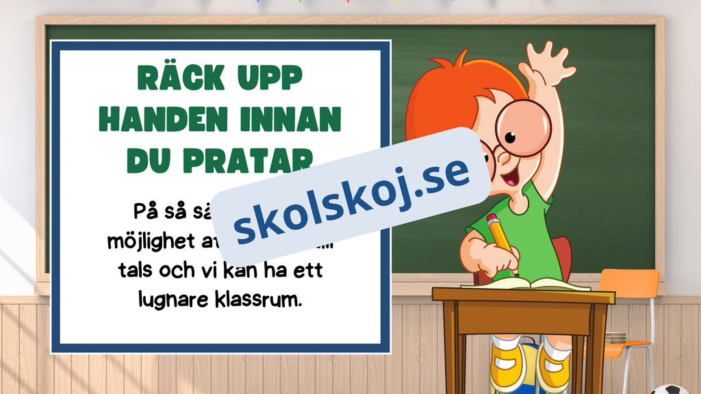 Klassrumsregler - Häfte